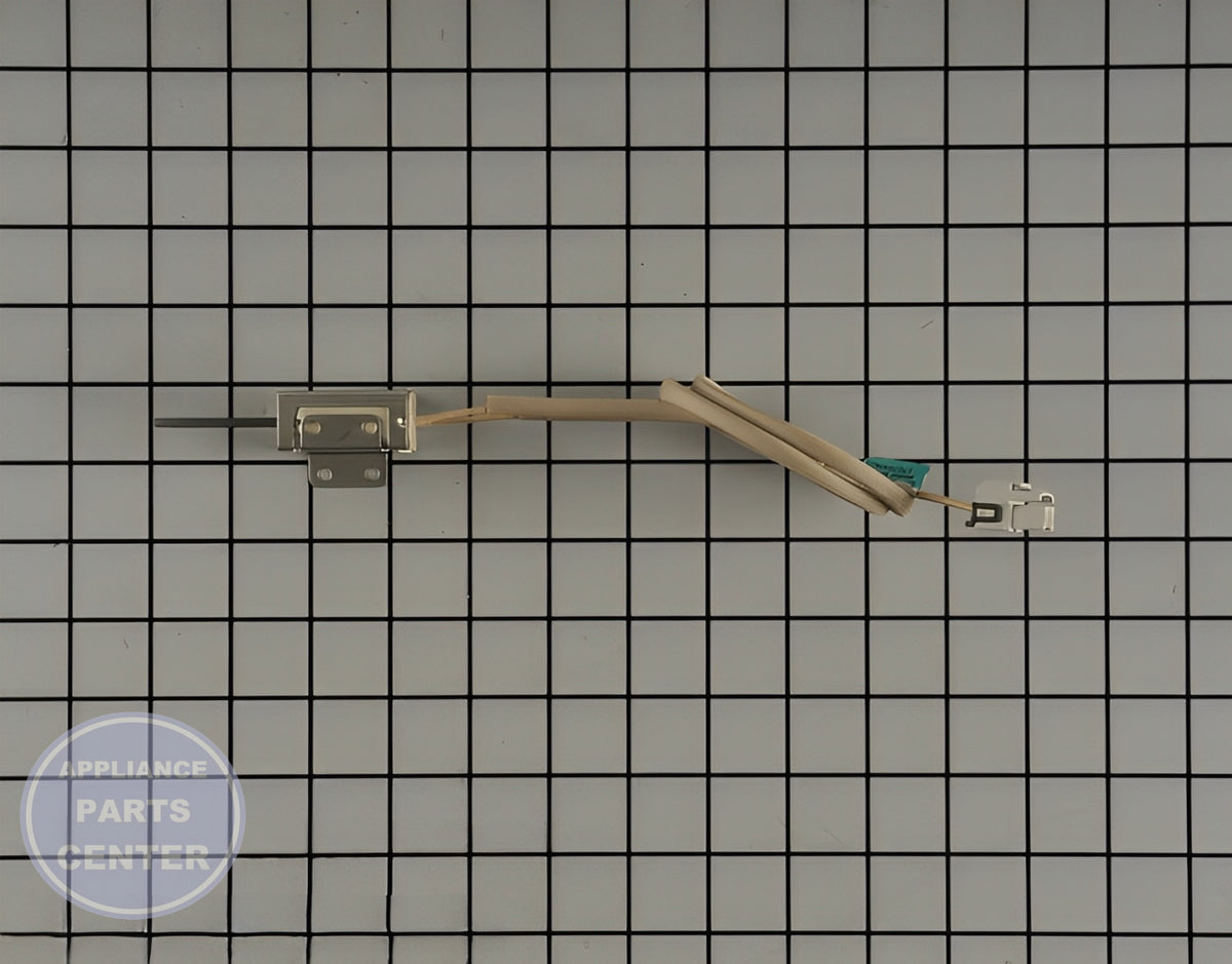 GE OVEN IGNITER GLOWBAR WB13X25633 - Side view with high-temperature specs