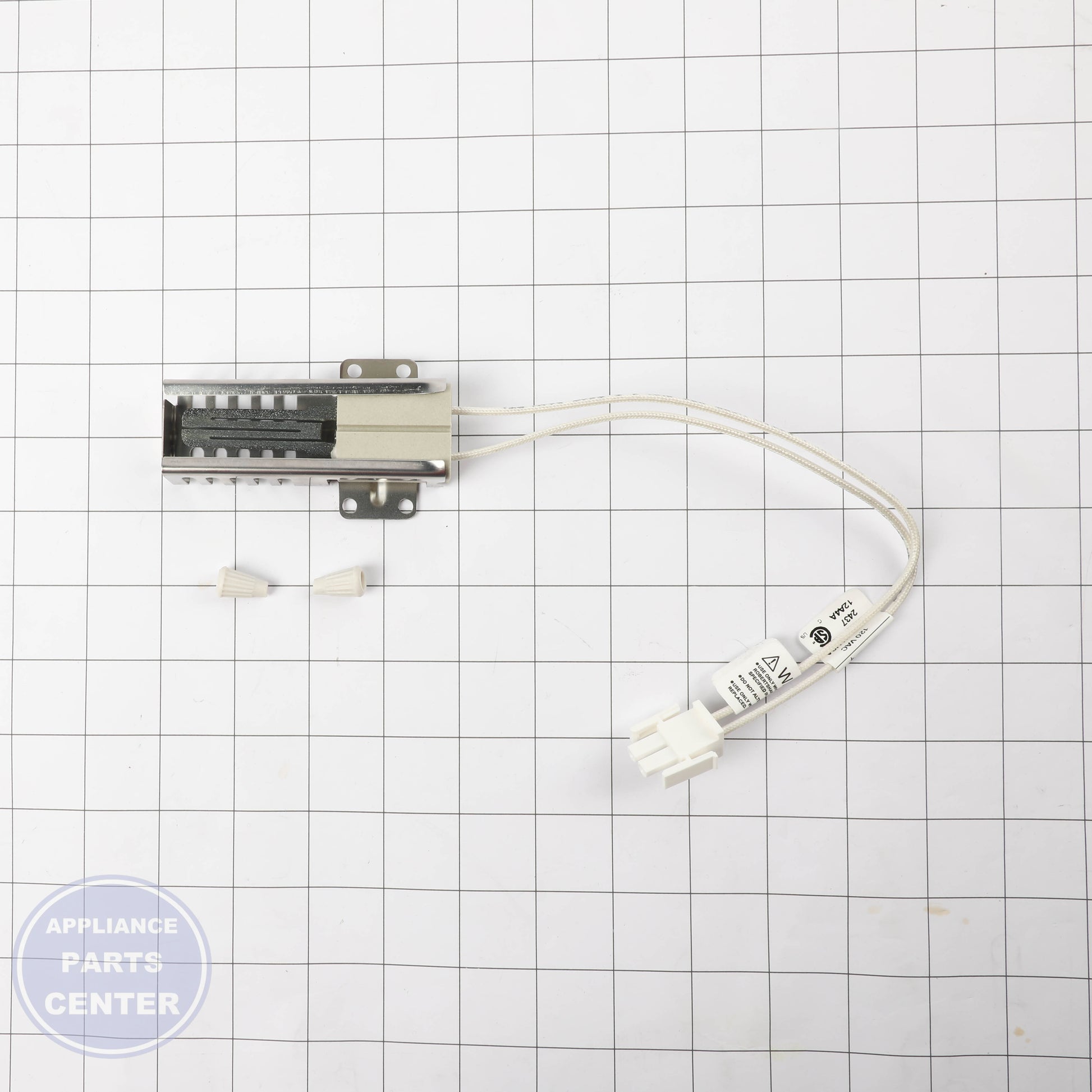 GEH IGNITER GLOWBAR WB13X40208 - Installation in GEH model showing key mounting points