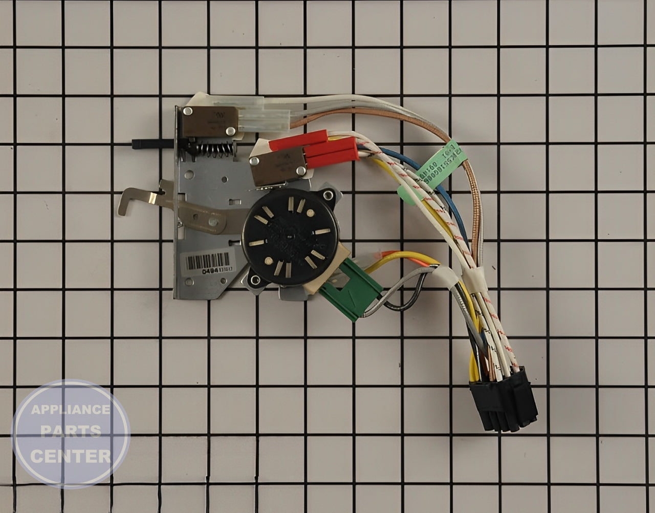 GE Door Lock Motor and Switch Assembly WB14T10071 - Main view showing secure locking for GE Range/Stove/Oven models