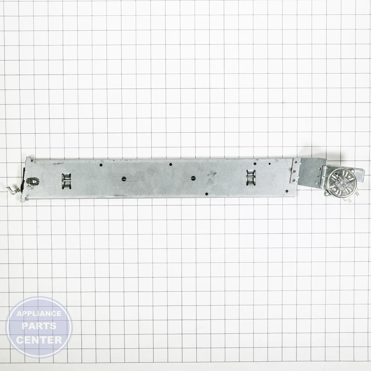 LATCH ASM WB14T10088 - Side view with precise measurements