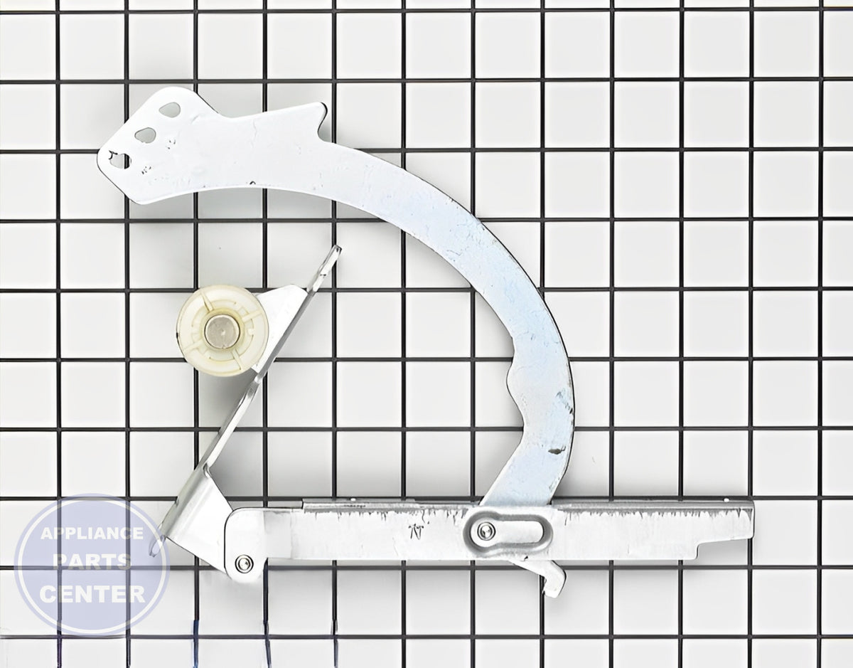 GE RANGE OVEN LEFT DOOR HINGE WB14X103 - Main view showing hinge mechanism for GE Microwave