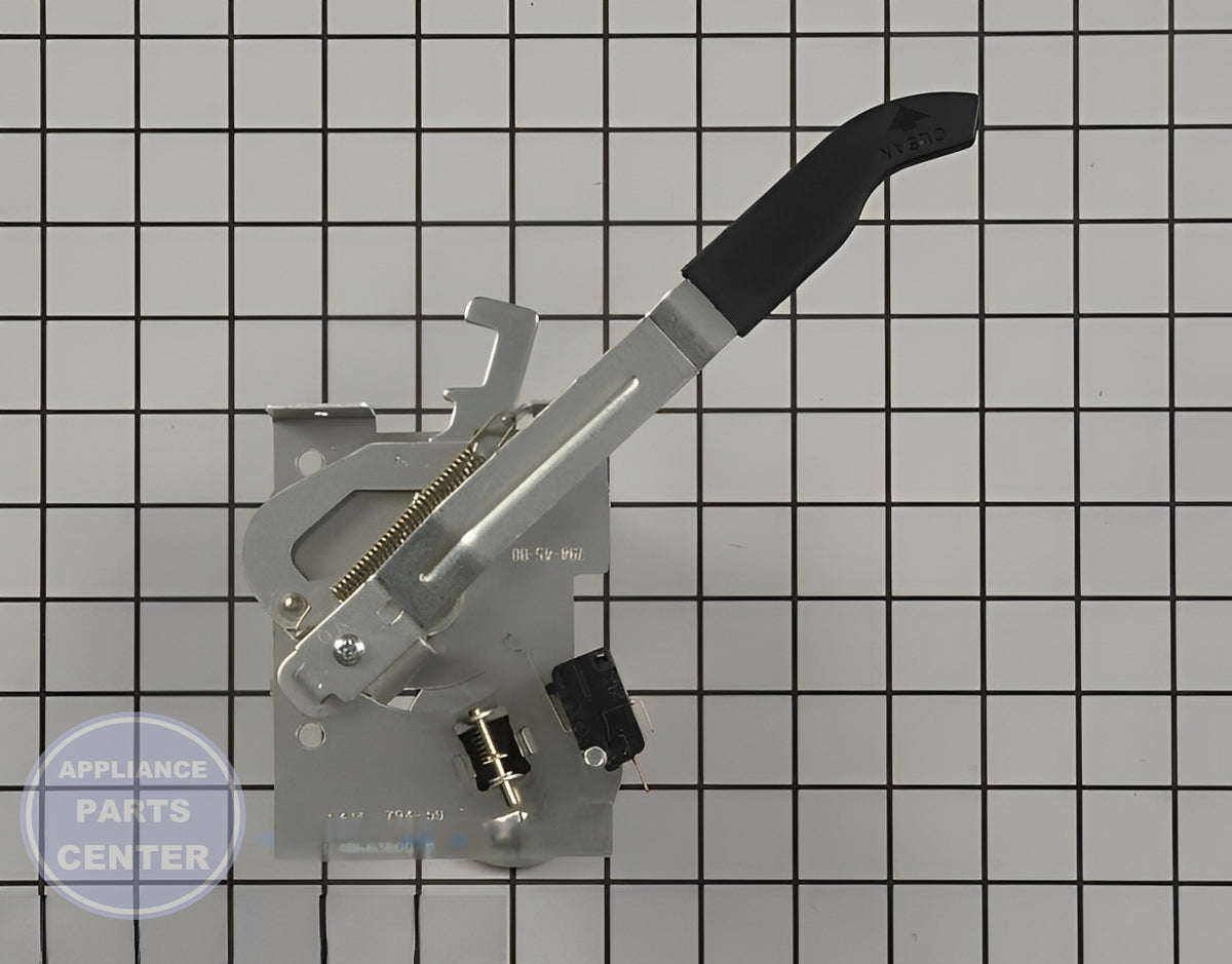 GE DOOR LATCH WB14X41386 - Main view showing secure closure for GEN Range/Stove/Oven models