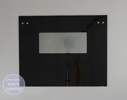 GE Outer Door Glass WB15T10122 - Main view showing clear view for GE models