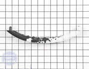 GE Door Handle WB15X10223 - Main view showing ergonomic design for GE microwaves