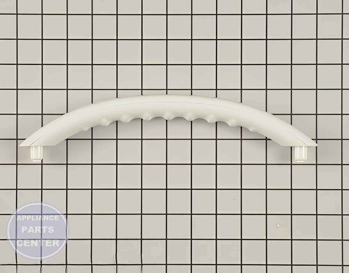 GE Microwave Door Handle WB15X10224 - Main view showing ergonomic grip for GE models