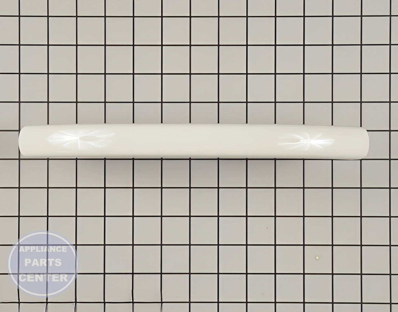 Door Handle WB15X10224 - Side view with 12-inch length and 2-inch width