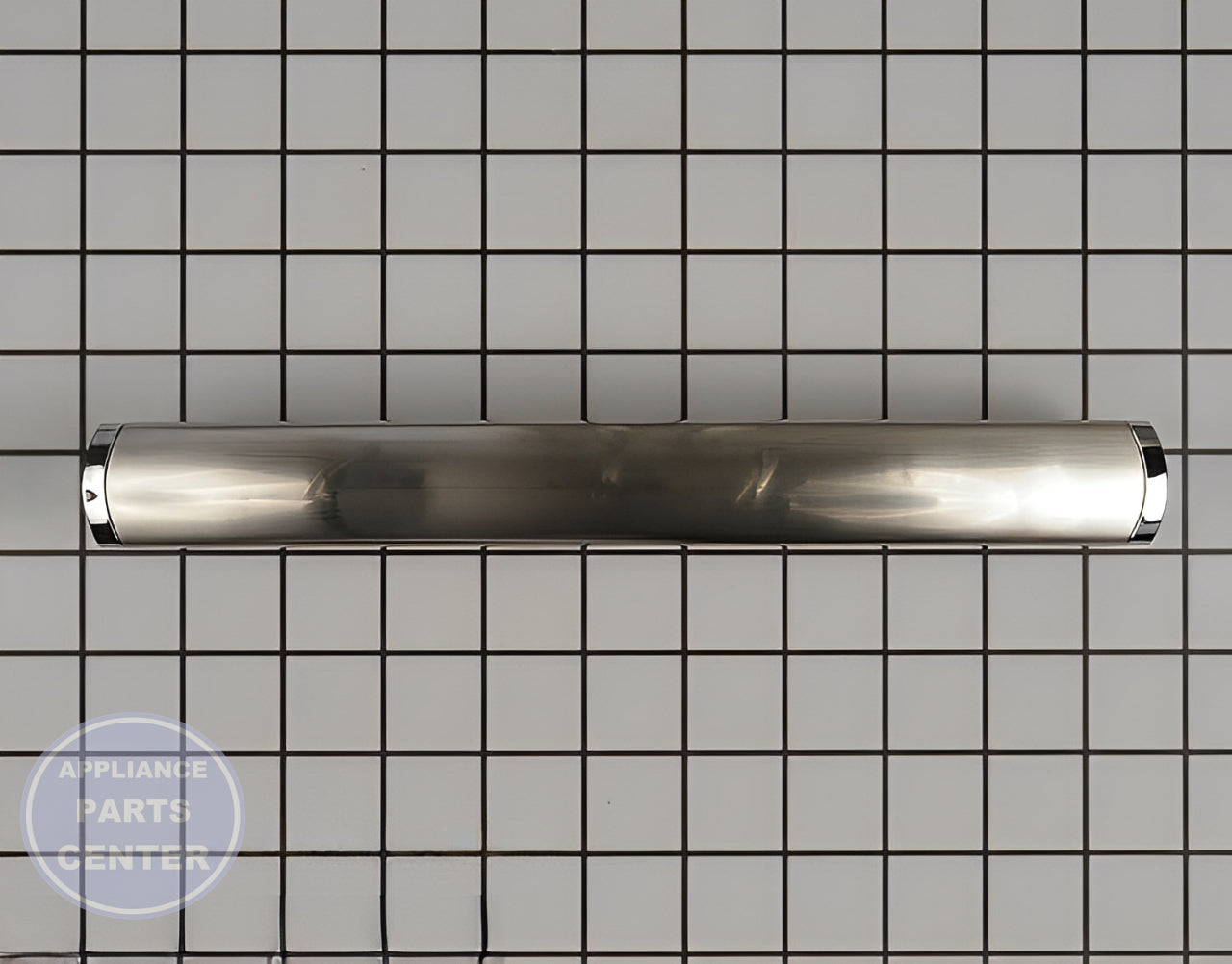 GE OVEN MICROWAVE STAINLESS STEEL DOOR HANDLE WB15X10278 - Main view showing sleek design for GE models