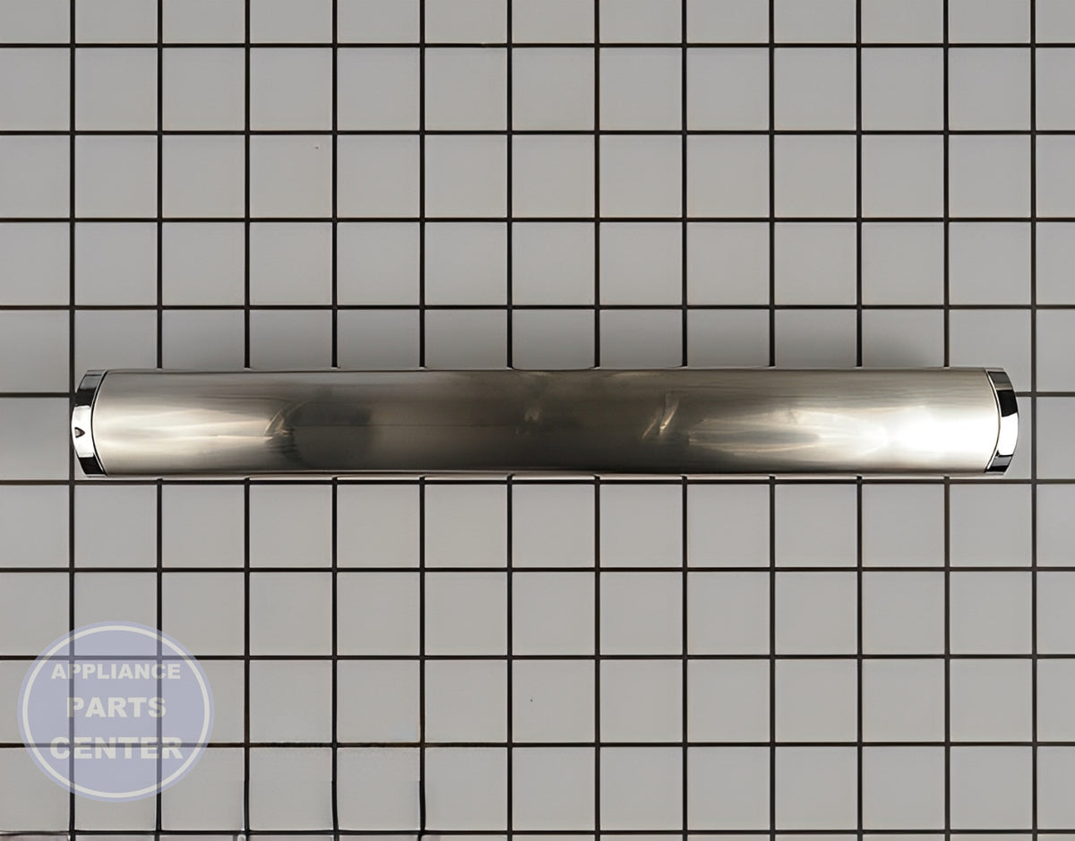 GE OVEN MICROWAVE STAINLESS STEEL DOOR HANDLE WB15X10278 - Main view showing sleek design for GE models