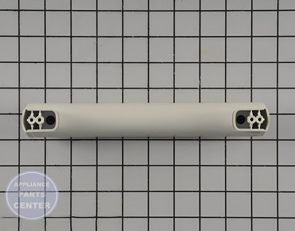 MICROWAVE HANDLE - WHITE WB15X10280 - Side view with precise measurements