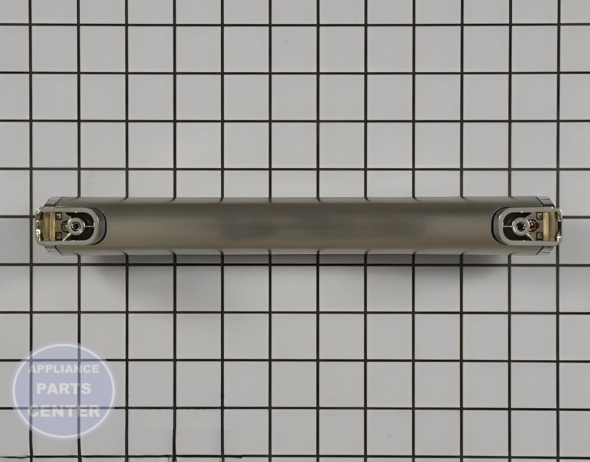 GE OVEN DOOR HANDLE WB15X21101 - Detailed view of sturdy construction