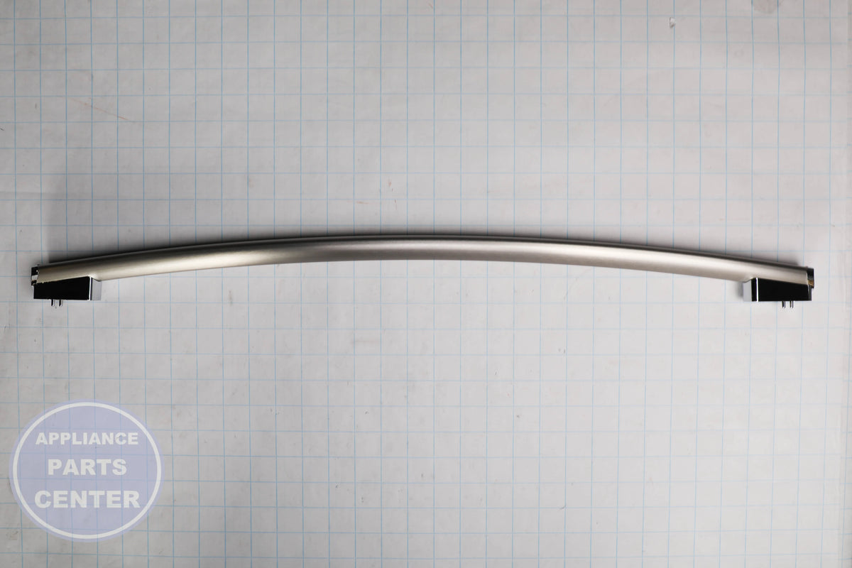 GEH HANDLE AND END CAP ASM WB15X24967 - Installation in GEH XYZ model showing secure mounting points