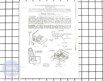 END CAP KIT WB15X5189 - Detailed view of sturdy handle