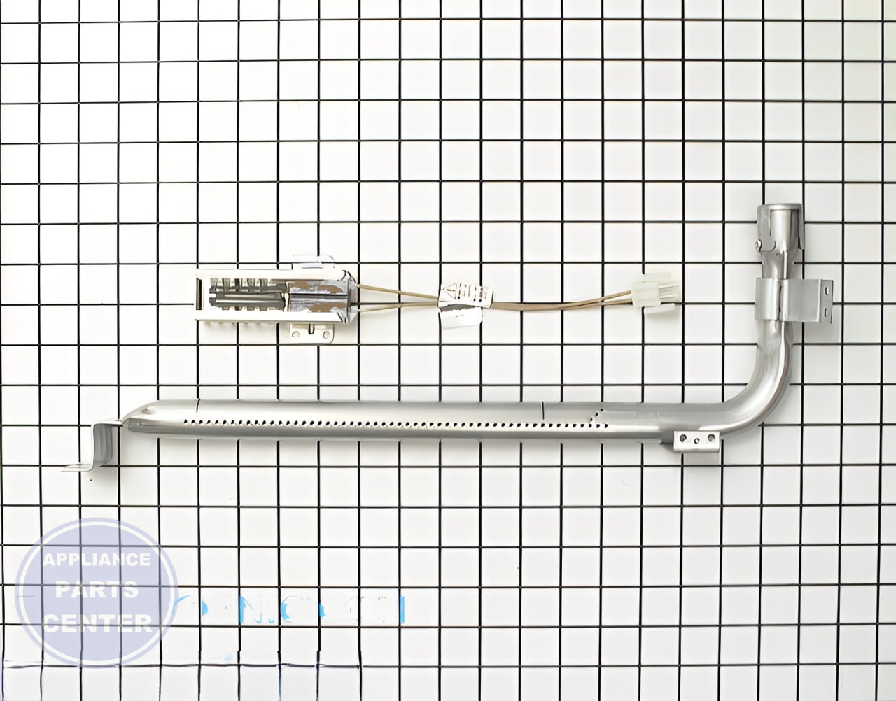 GE RANGE OVEN BURNER BAR WITH IGNITER WB16K10035 - Main view showing efficient ignition for GEN Range models