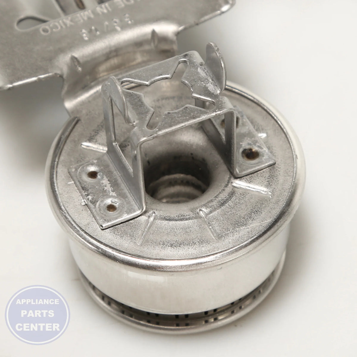 RANGE DOUBLE BURNER ASSEMBLY WB16K10058 - Detailed view of efficient heat distribution