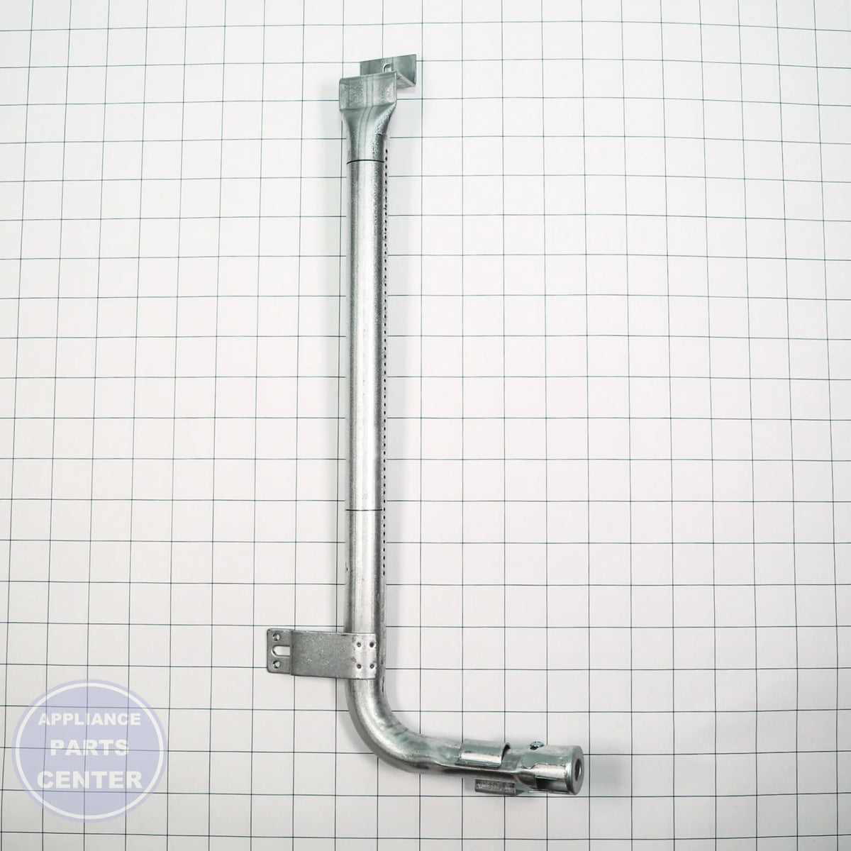 GEH Range Bake Burner WB16K10073 - Installation in GEH model showing mounting points