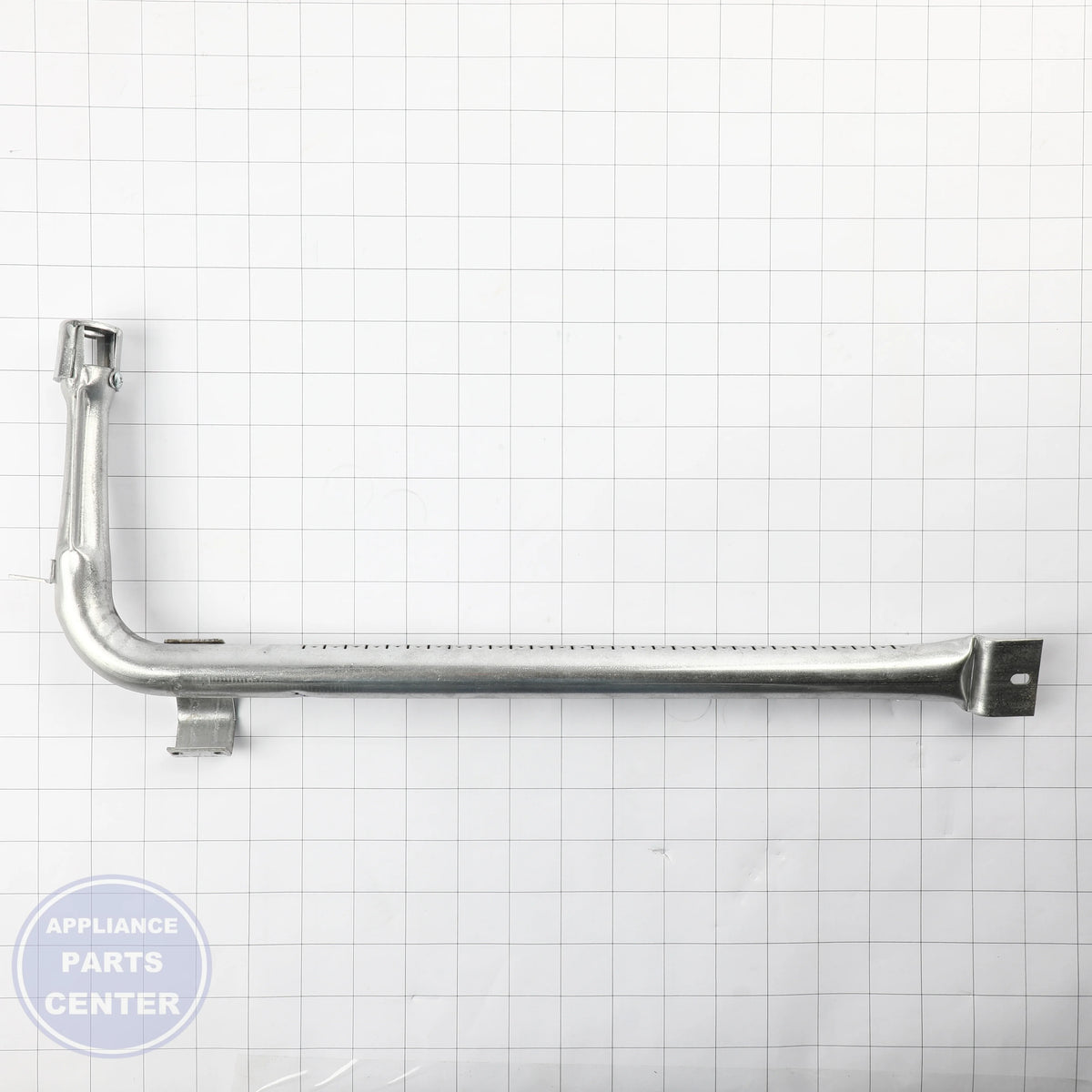 GEH RANGE BROIL BURNER WB16K10086 - Installation in GEH models showing key mounting points
