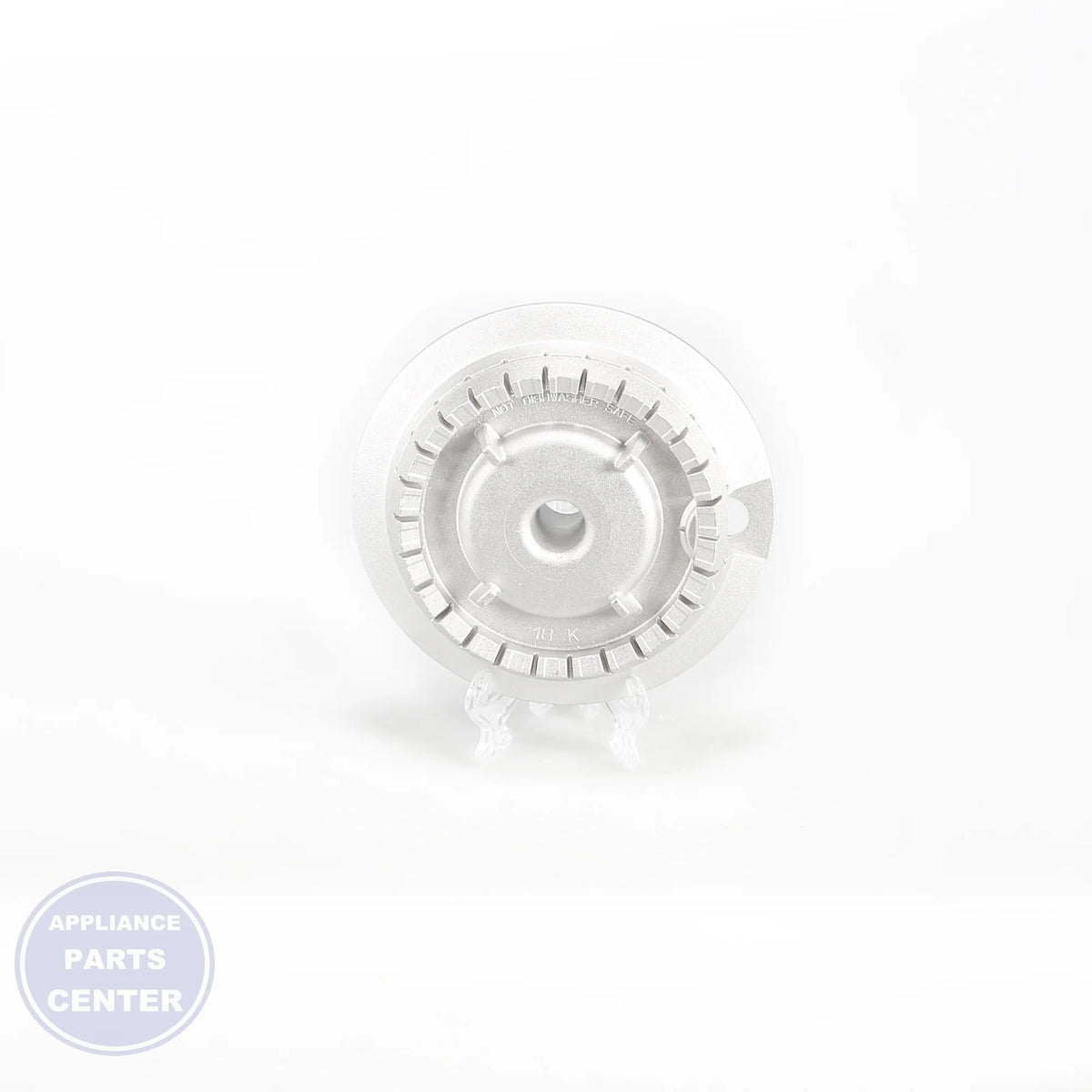 GEH HEAD BURNER MAIN WB16T10038 - Installation in specific model showcasing mounting points