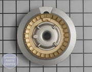 GE Surface Burner Base WB16T10042 - Main view showing gas burner for GE JGBP35WEA1WW