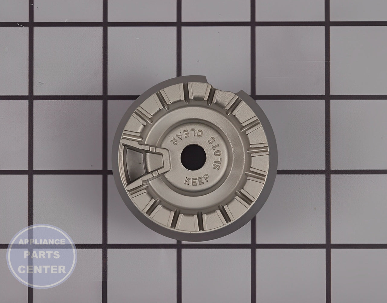 GE OVEN RANGE SMALL COOKTOP BURNER V2 - Main view showing efficient cooking for specific models