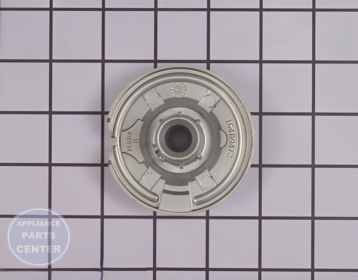 BURNER MEDIUM V2 WB16X24724 - Side view with precise measurements