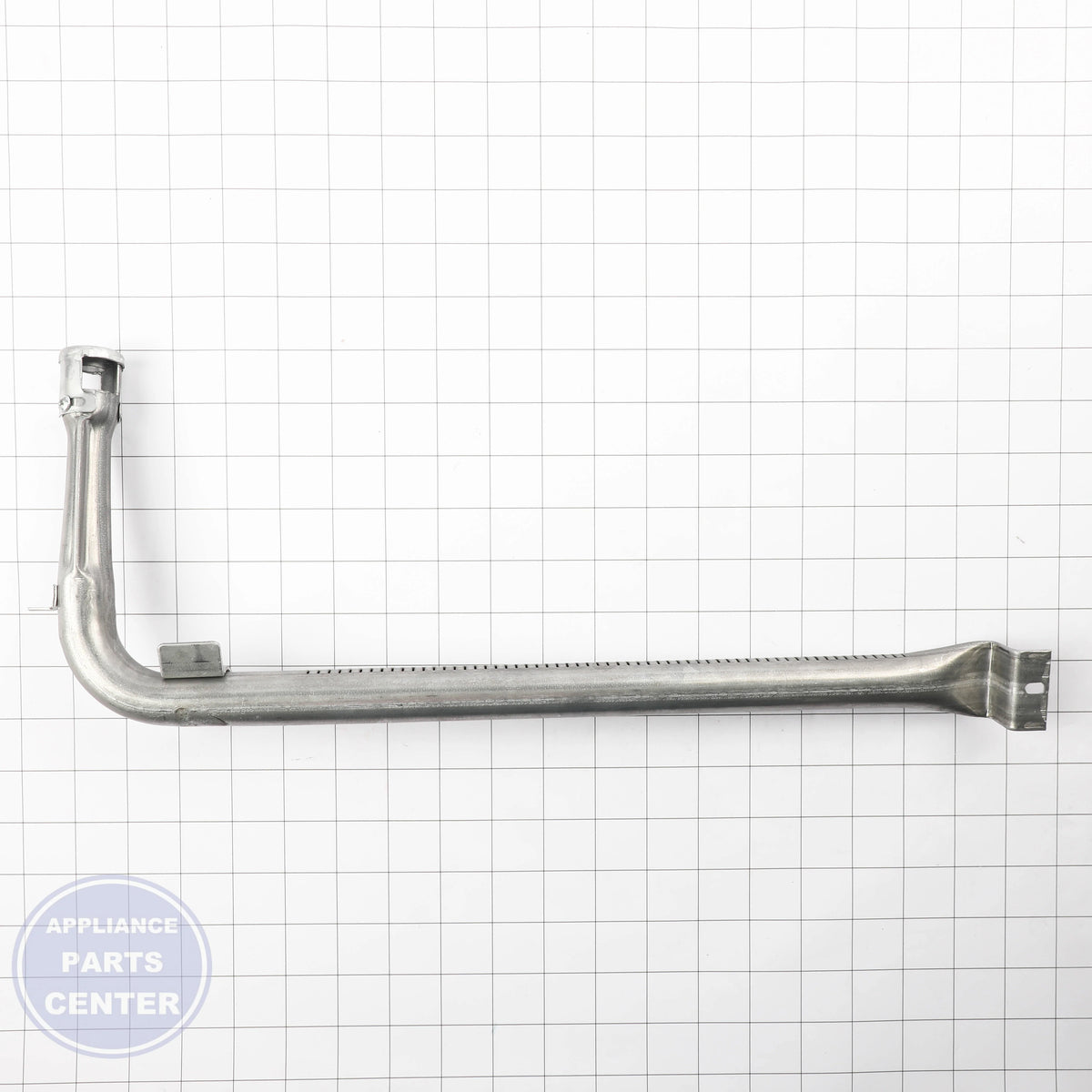 GEH RANGE BROIL BURNER WB16X28251 - Installation in GEH JGB735DP1BB showing key mounting points