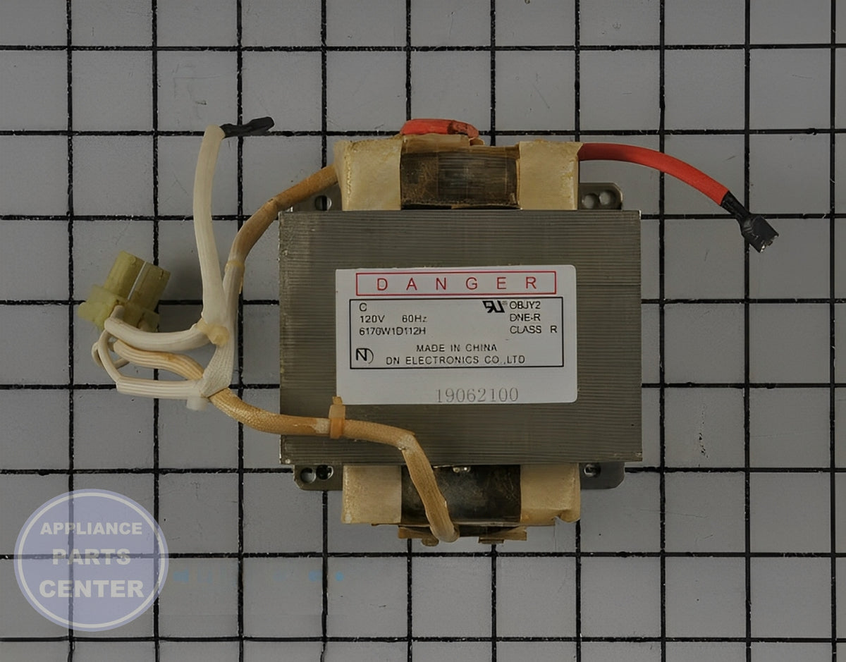 GE OVEN HIGH VOLTAGE TRANSFORMER WB17X10030 - Main view showing voltage support for GE models