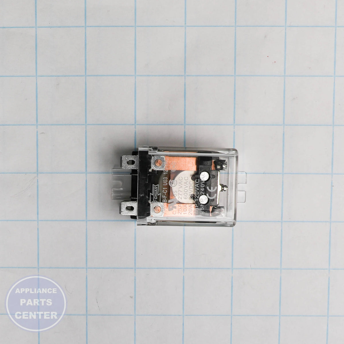 GEH RELAY WB18T10352 - Installation in specific model showing key mounting points