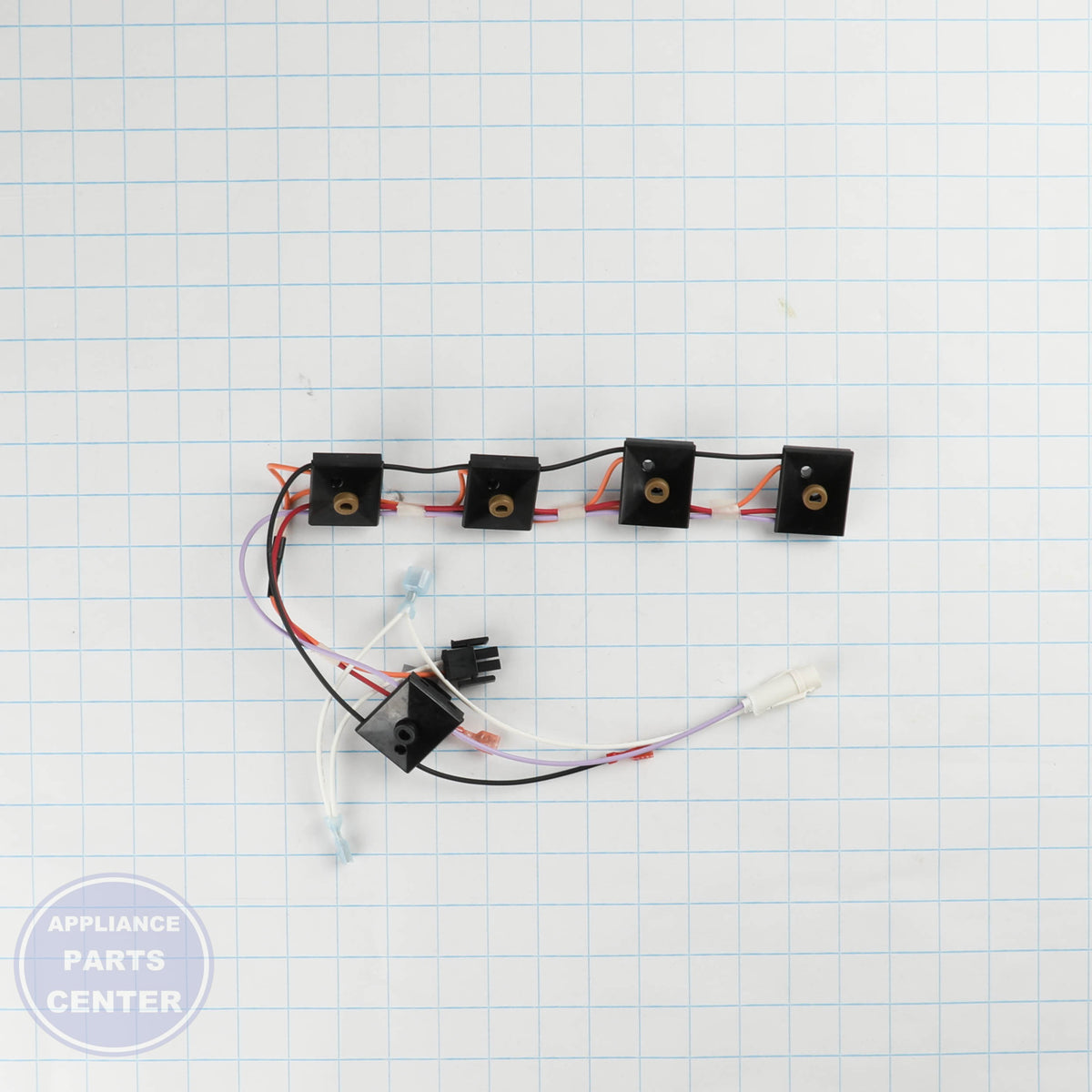 HARNESS SWITCH ASM WB18T10452 - Side view with specific electrical specs