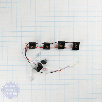 HARNESS SWITCH ASM WB18T10452 - Side view with specific electrical specs