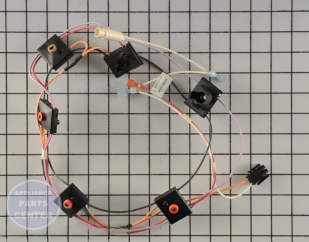 GE OVEN SWITCH HARNESS WB18T10454 - Main view showing switch operation for GEN models