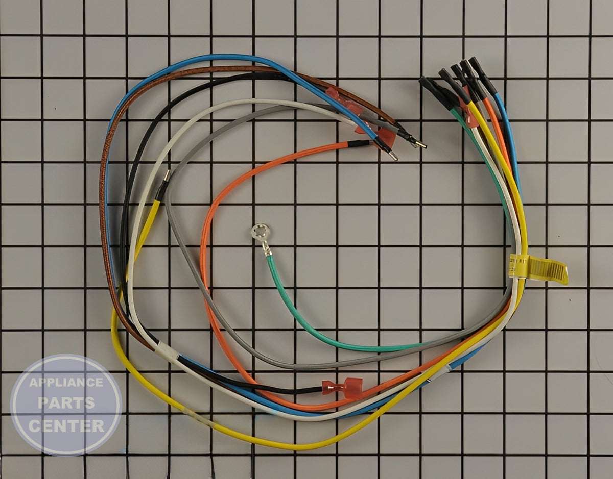 GE Wire Harness WB18X25698 - Main view showing secure wire connections for various GE models