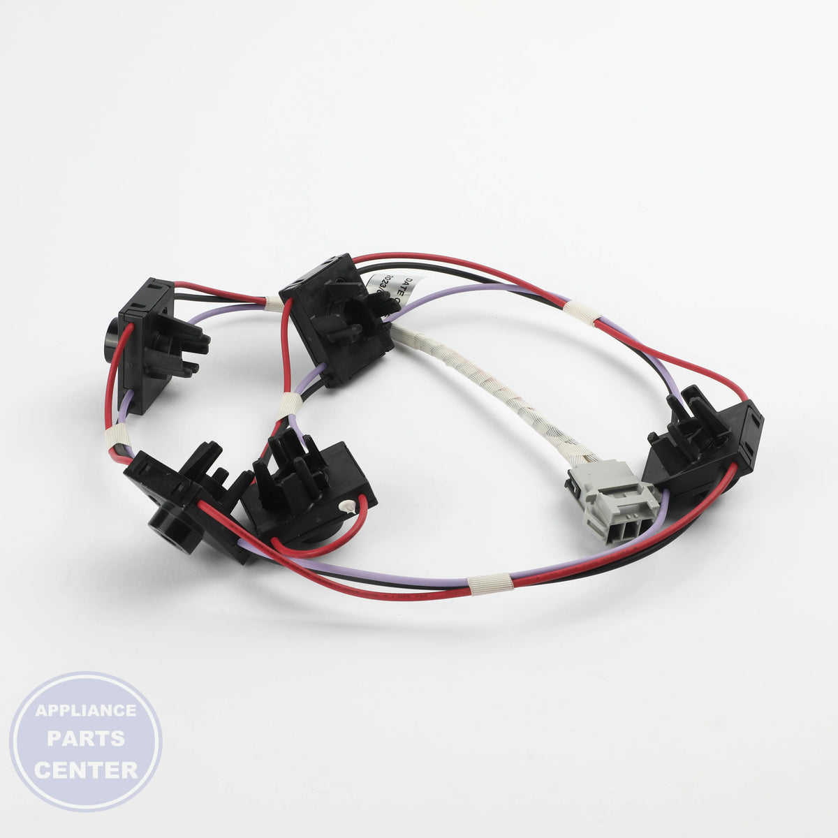 HARNESS SWITCH WB18X27596 - Side view with precise measurements