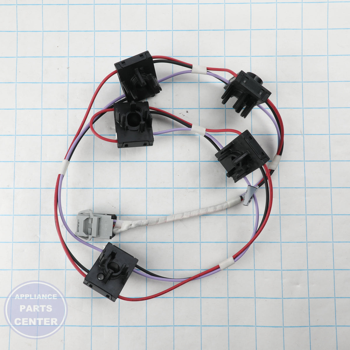GEH HARNESS SWITCH WB18X27596 - Main view showing intricate design for GEH models