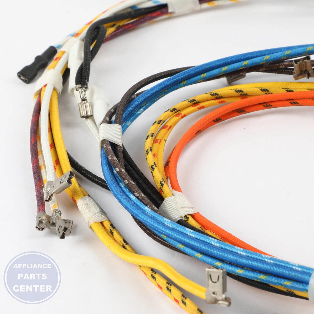 GEH MAINTOP AND INFINITE SWITCH HARNESS WB18X31193 - Installation in GEH model displaying key mounting points