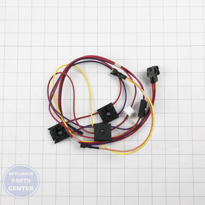 HARNESS BURNER BOX WB18X31212 - Side view with precise measurements