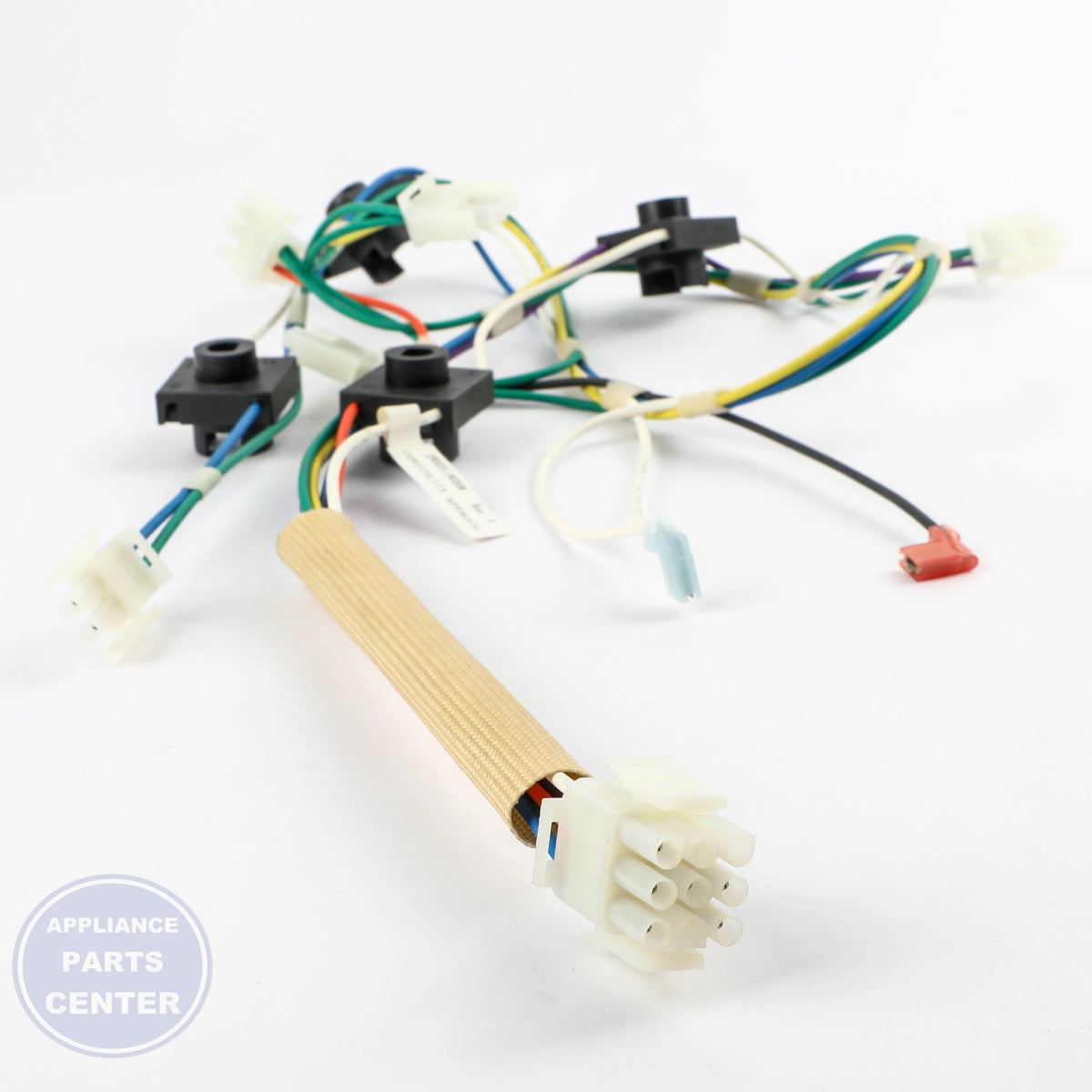 GEH HARNESS BURNER BOX WB18X31495 - Installation in specific model showing key mounting points