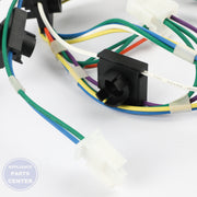 GEH HARNESS BURNER BOX WB18X31498 - Main view showing secure wiring for GEH models