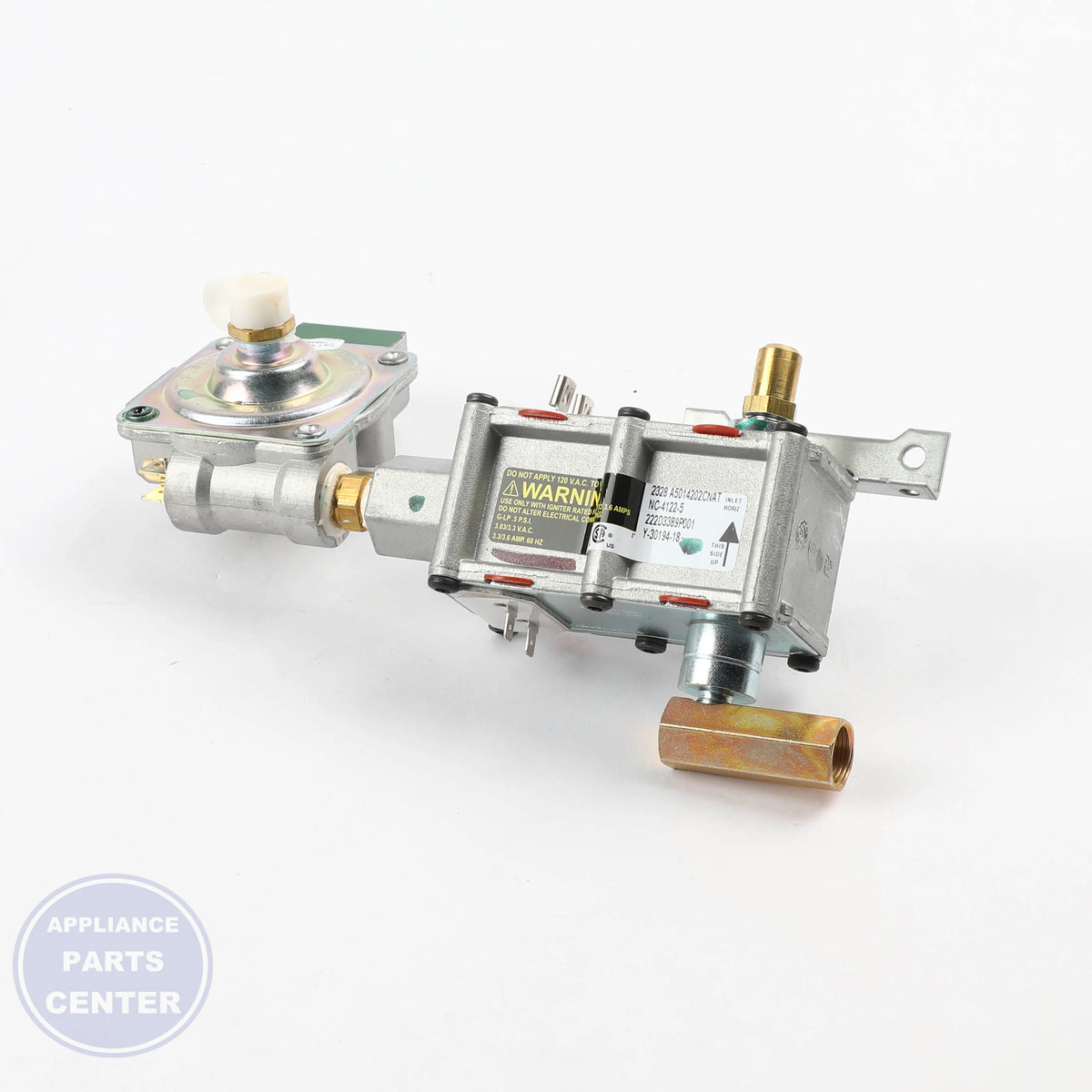 GEH VALVE CONTROL ASM NOR. D WB19K10039 - Installation in GEH Model A showing key mounting points