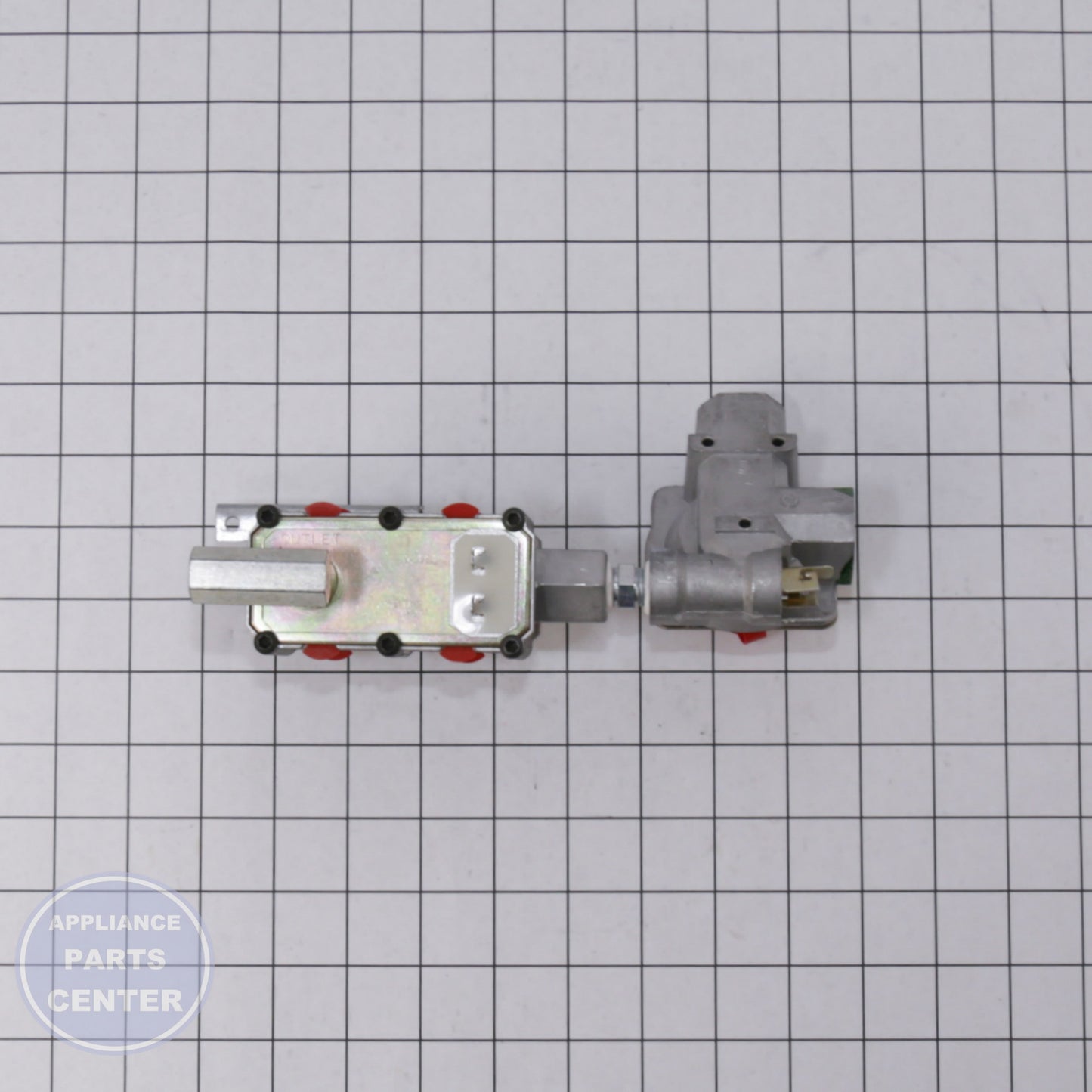 GEH VALVE CONTROL ASM SIC D. WB19K10051 - Installation in GEH model showing key mounting points