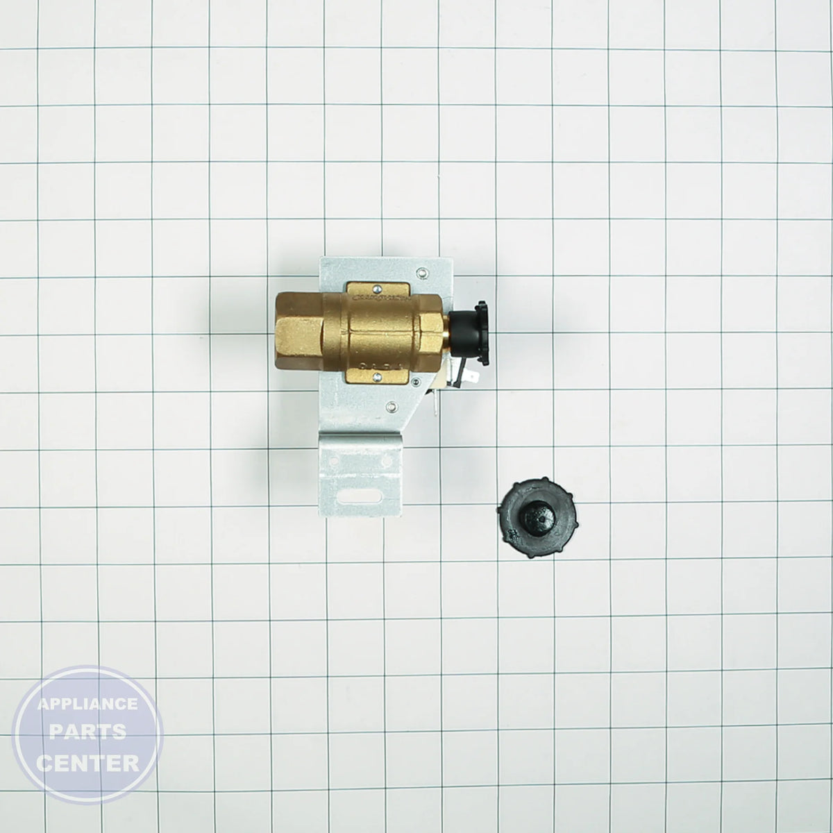 GEH RANGE VALVE LOCKOUT WB19K10059 - Installation in GEH model showcasing mounting points.