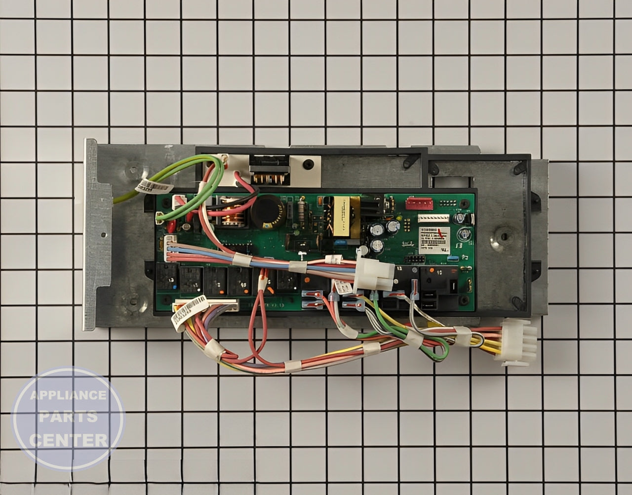 GEH RELAY BOARD ASM WB19K10063 - Main view showing circuit components for GEH models