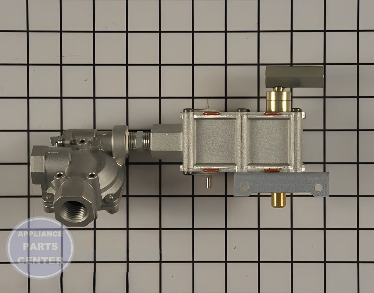 GAS RANGE CONTROL VALVE WB19K10078 - Detailed view of durable construction