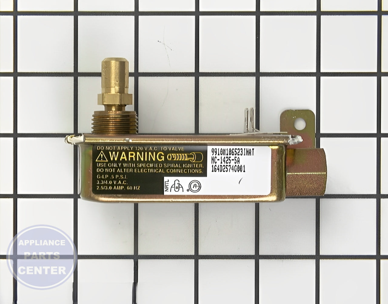 GE Safety Valve WB19K13 - Main view showing precise control for GE and Kenmore models