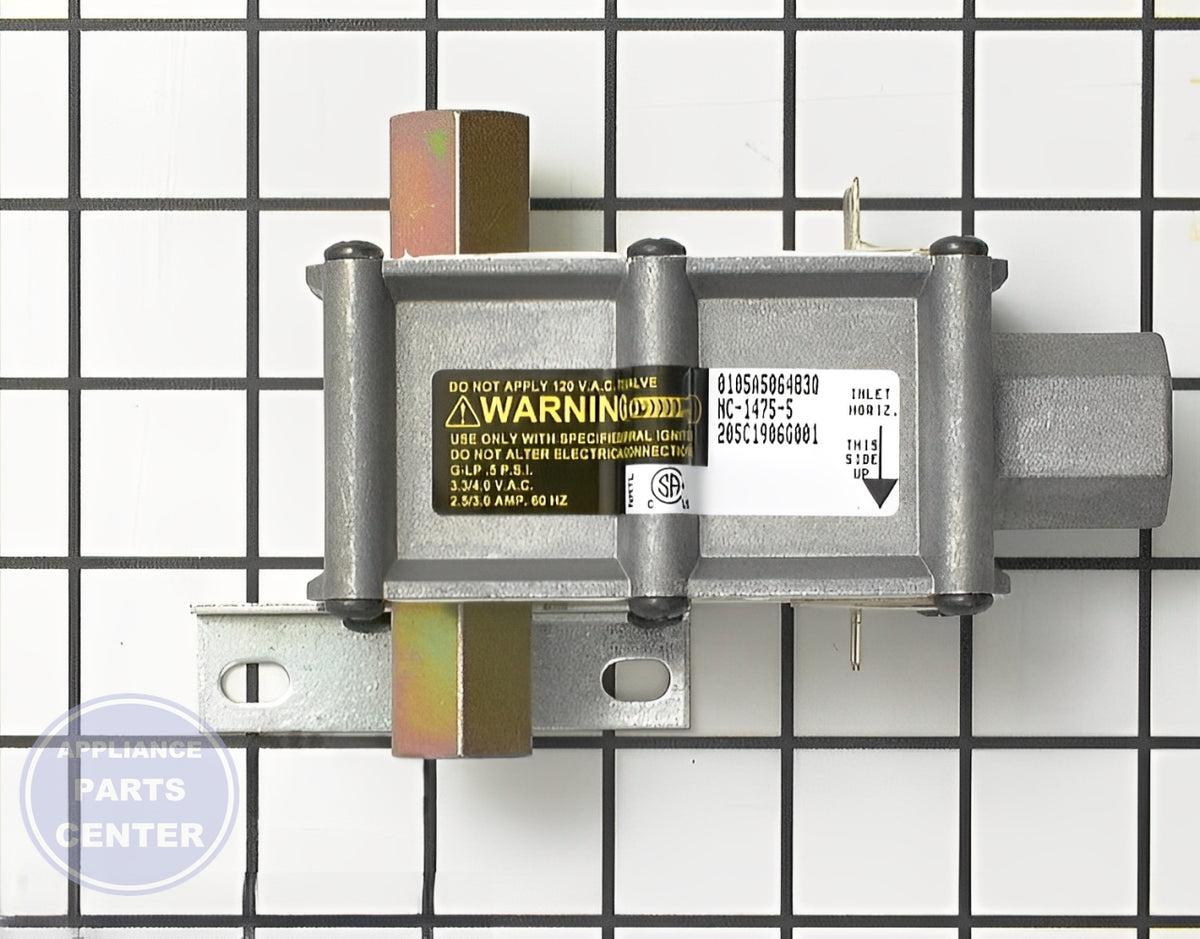 [GE] Safety Valve WB19K14 - Main view showing gas flow control for GE models
