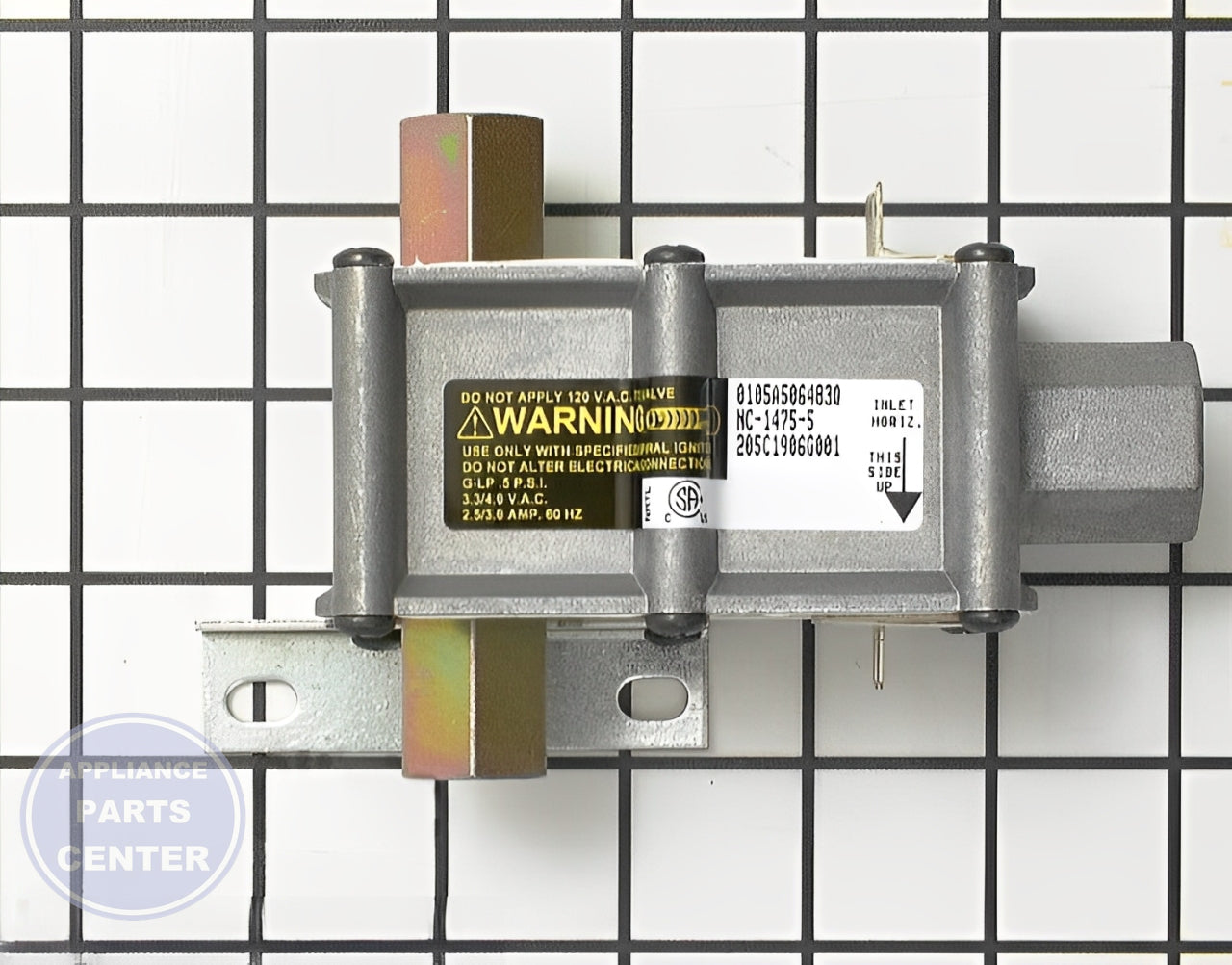 [GE] Safety Valve WB19K14 - Main view showing gas flow control for GE models