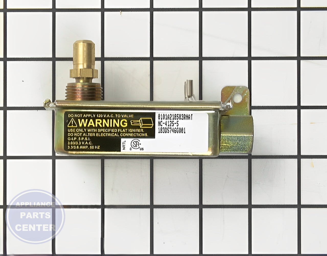 GE Safety Valve WB19K31 - Main view showing gas flow control for GE and compatible models
