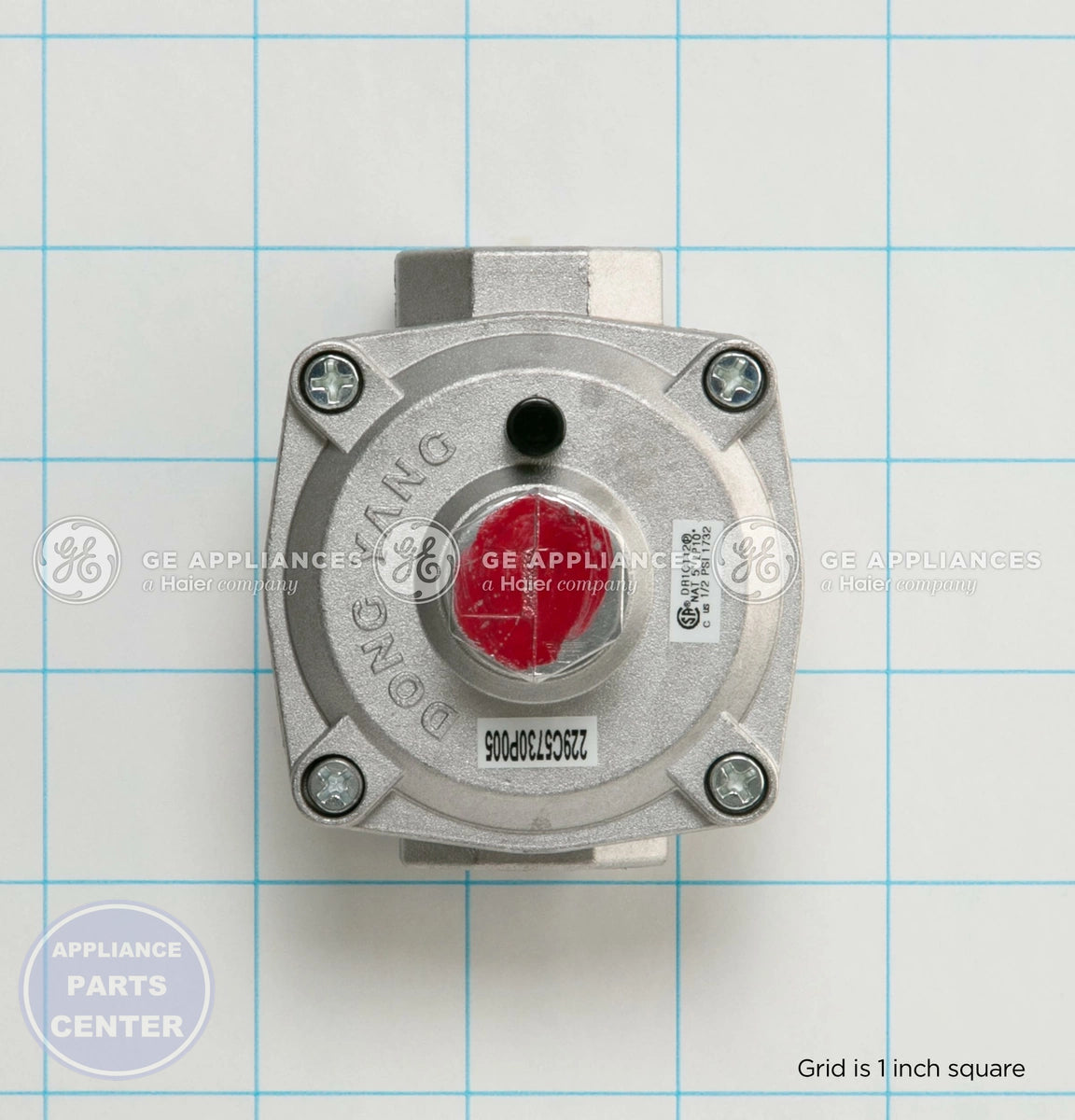 GEH REGULATOR CONVERT PRESS WB19T10076 - Installation in GEH model showcasing key mounting points
