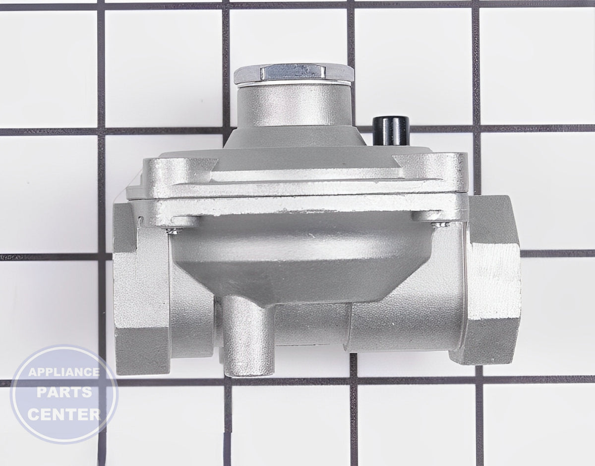 GE OVEN GAS COOKTOP PRESSURE REGULATOR WB19T10078 - Detailed view of Gas Burner & Control Valve technical details