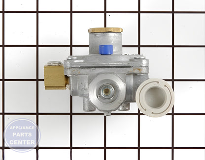 GE Pressure Regulator WB19T10079 - Installation in Kenmore model showing mounting points