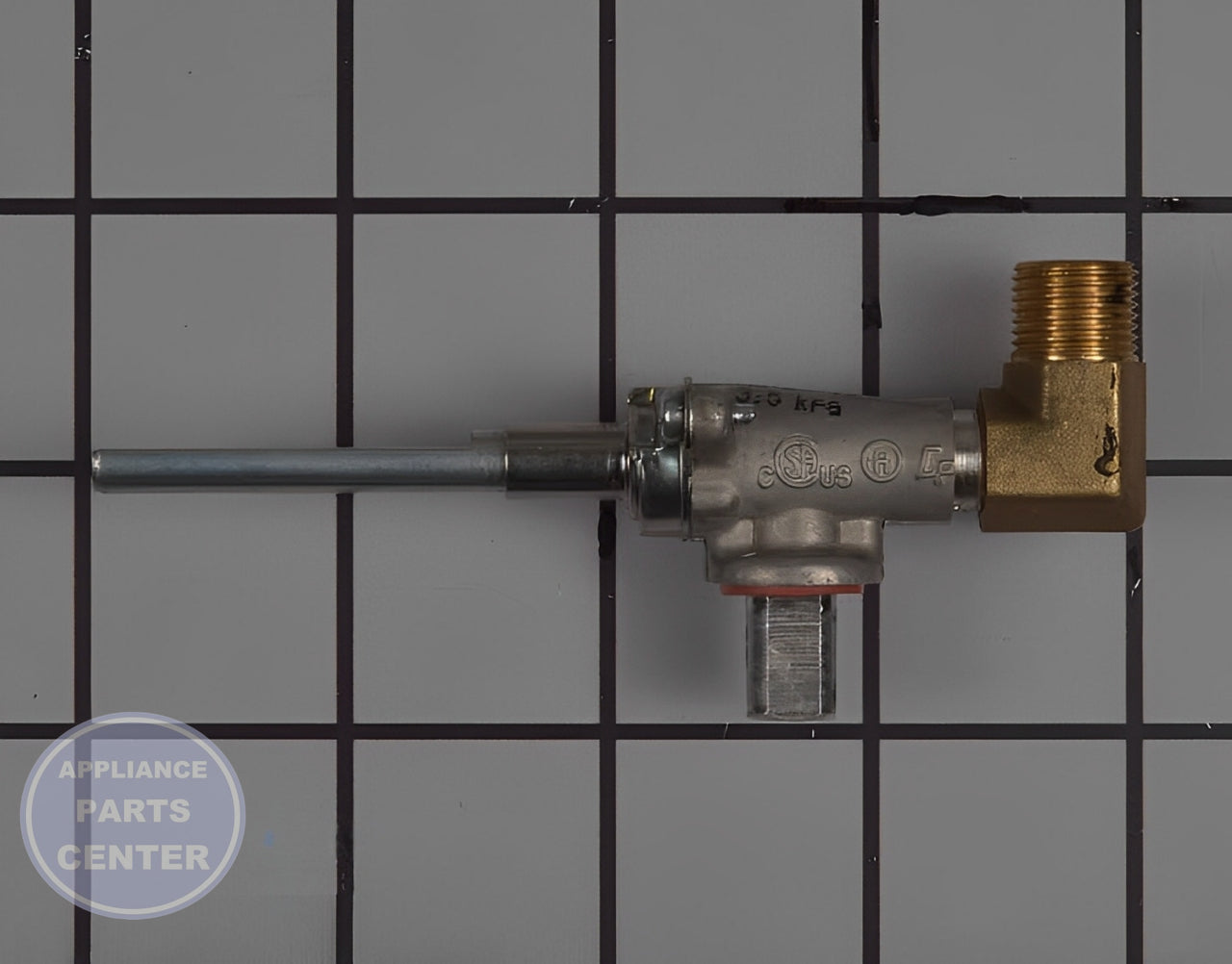Surface Burner Valve WB19T10091 - Detailed view of heat output control